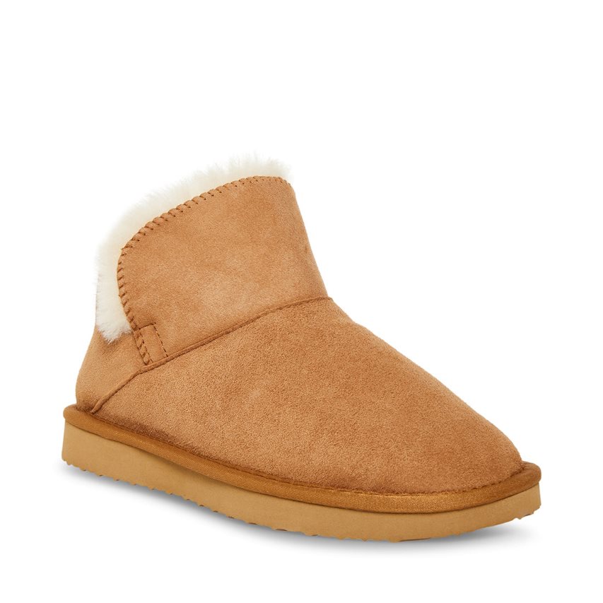 Brown Steve Madden Alpine Suede Women's Snow Boots | PH 5178TMG